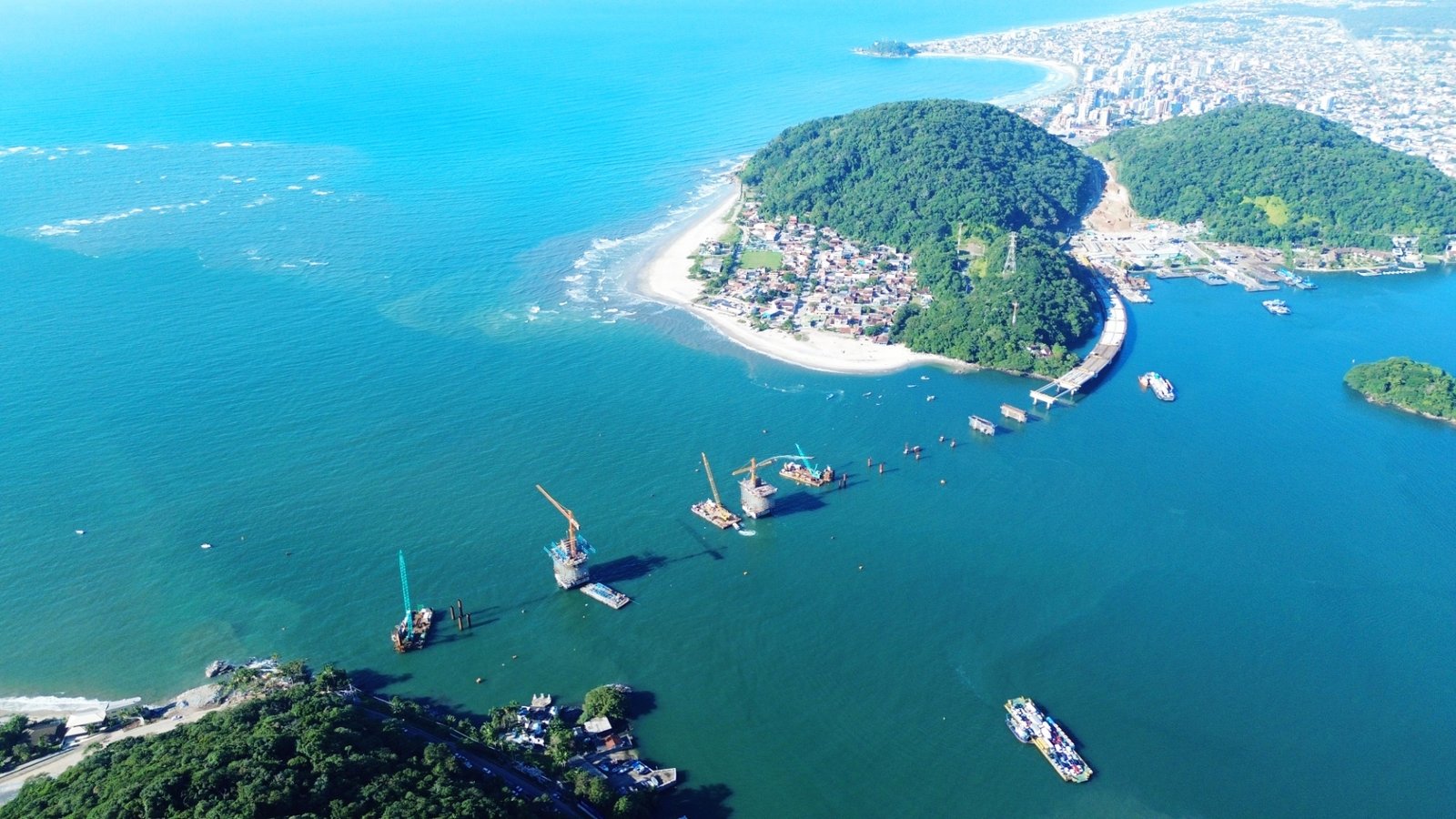 Construção da Ponte de Guaratuba